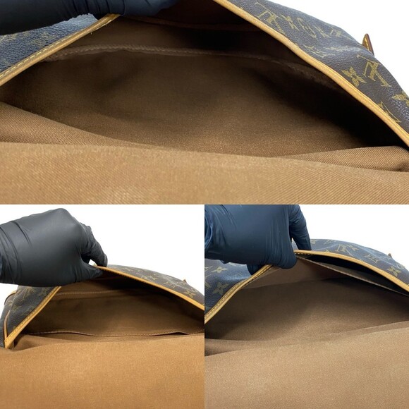 LOUIS VUITTON Brown Monogram Leather Shoulder Bag - Picture 9 of 9